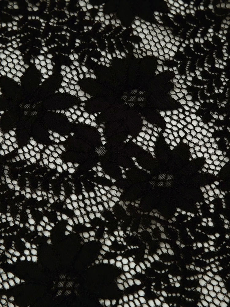 TWOTWINSTYLE Round Neck Long Sleeve Hit Color Elegant Dress