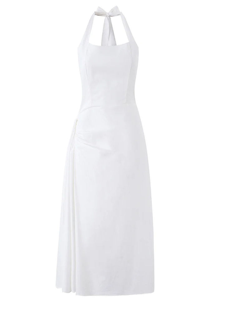 TWOTWINSTYLE Solid Off Shoulder Ruched Tunic Fashion Dress