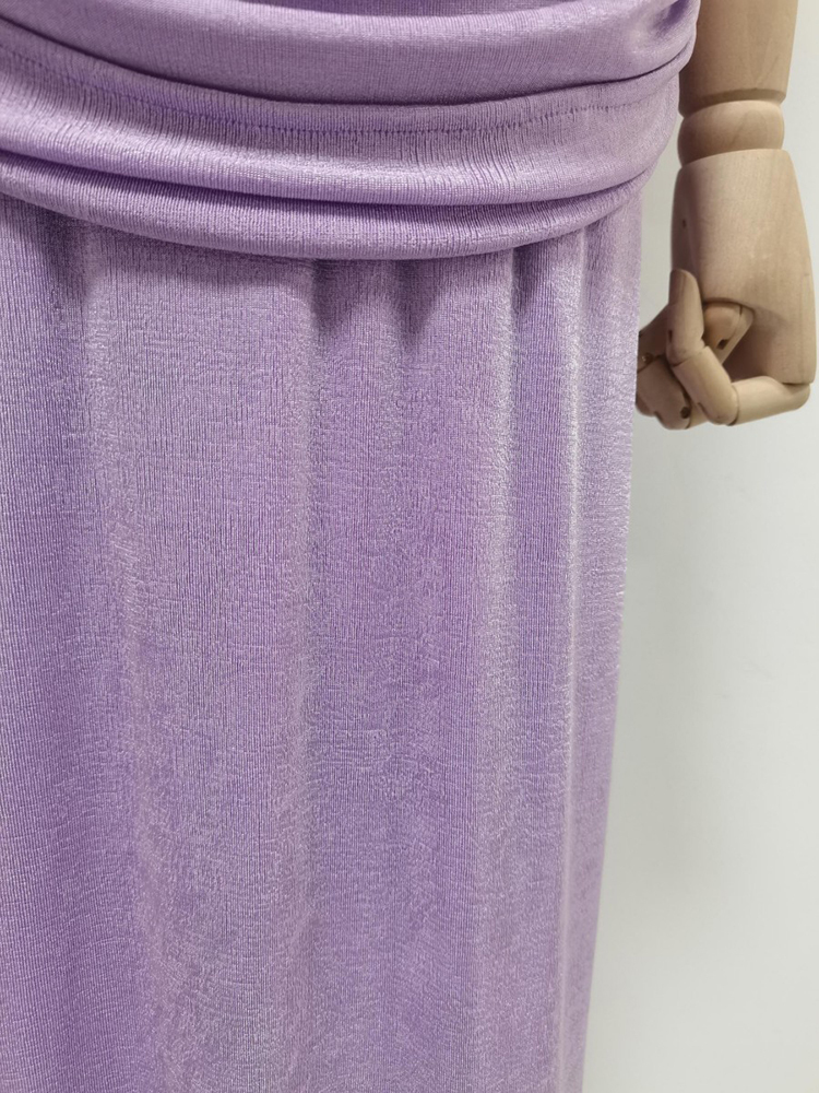 TWOTWINSTYLE Hollow Out High Waist Spliced Ruched Designer Dress
