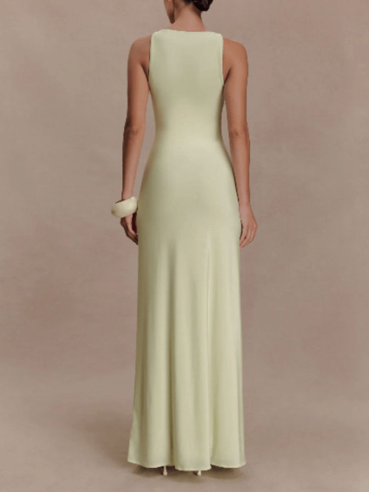 TWOTWINSTYLE Solid Off Shoulder Ruched Tunic Fashion Dress