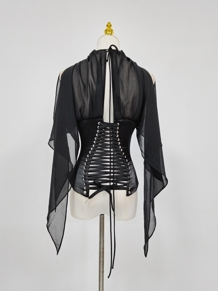 TWOTWINSTYLE Solid Deep V Neck Bodycone Sexy T-Shirt