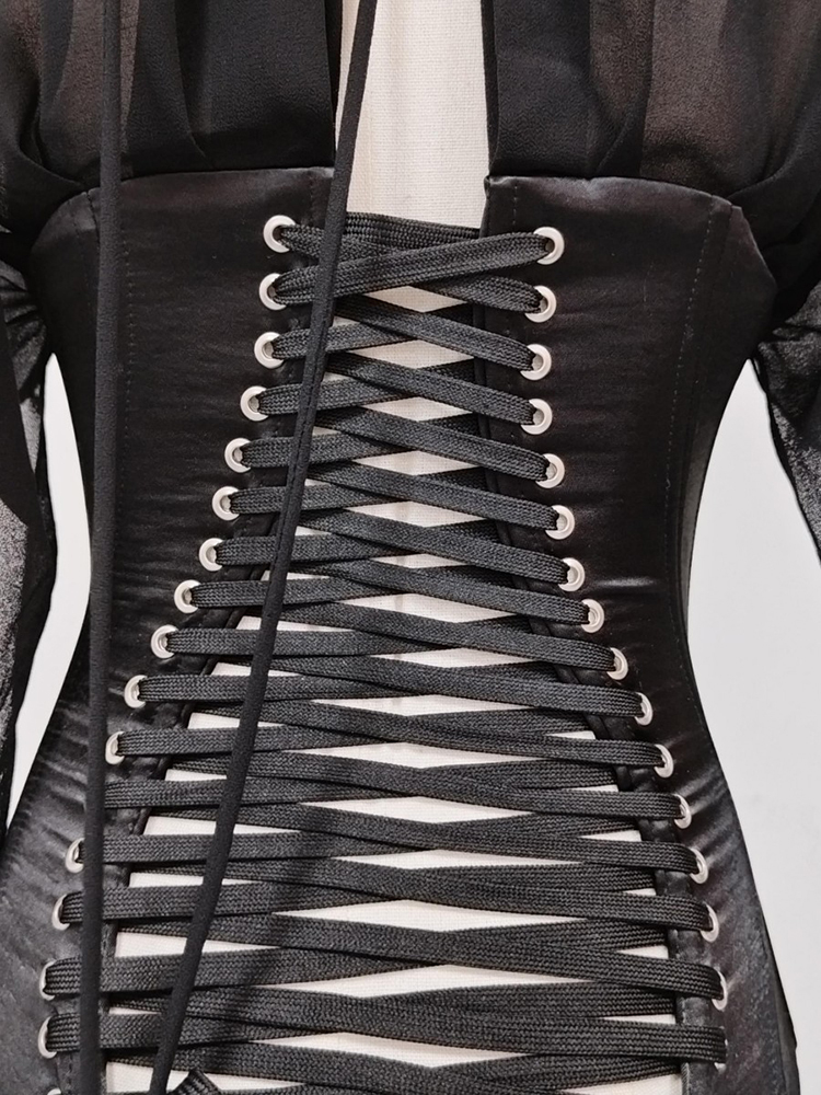 TWOTWINSTYLE Solid Deep V Neck Bodycone Sexy T-Shirt