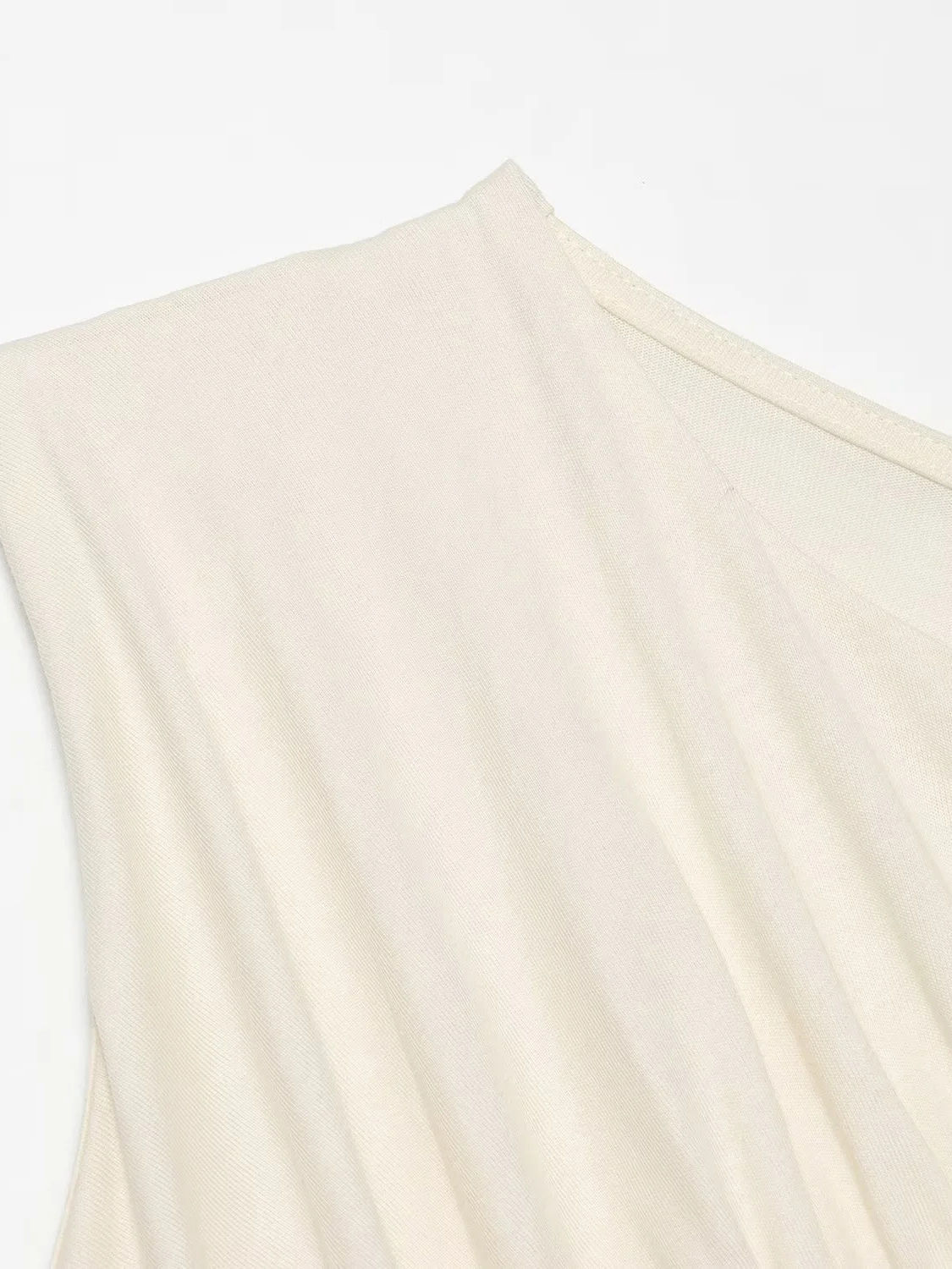 TWOTWINSTYLE Round Neck Sleeveles Irregular Hem Fashion Vest