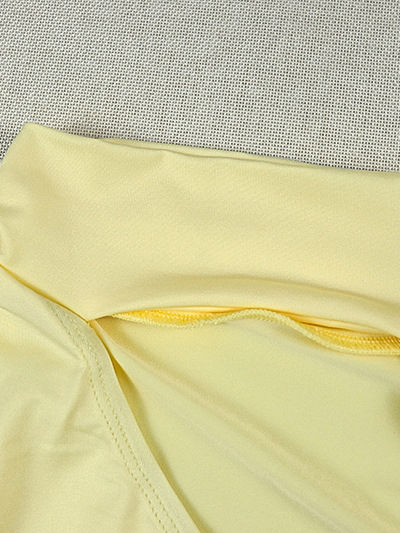 TWOTWINSTYLE Stand Collar Off One Shoulder High Waist Elegant Dress