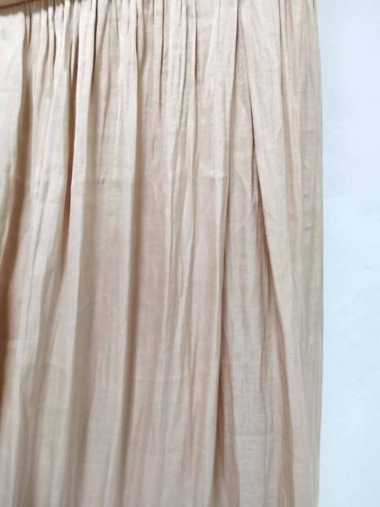 TWOTWINSTYLE Stand Collar Off Shoulder Tunic Pleated Elegant Dress