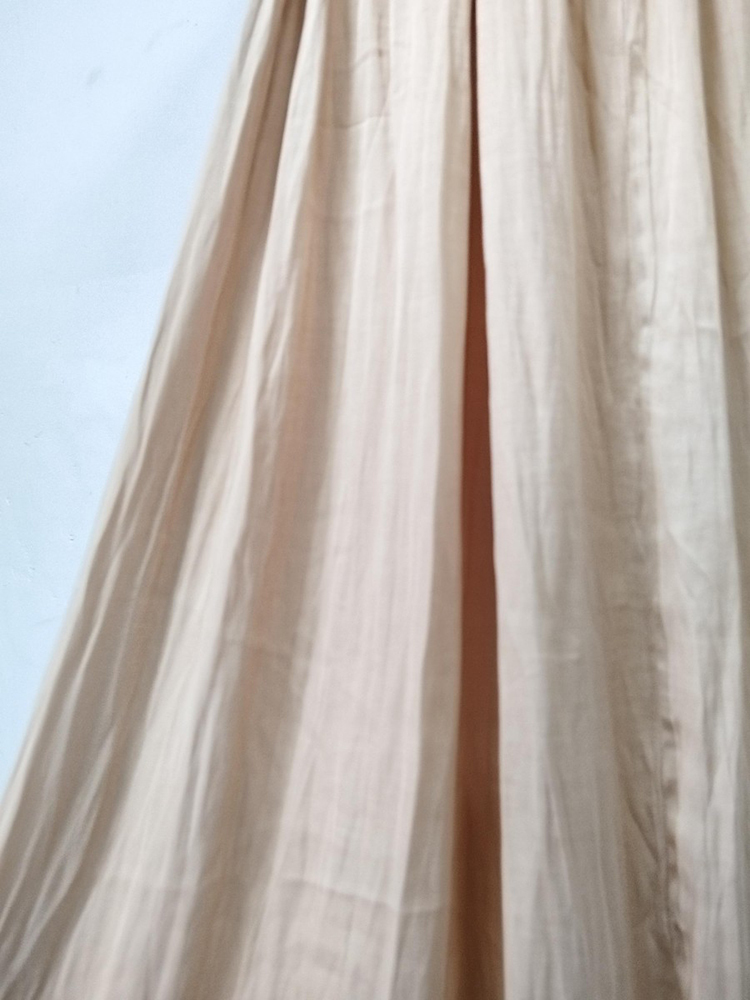 TWOTWINSTYLE Stand Collar Off Shoulder Tunic Pleated Elegant Dress