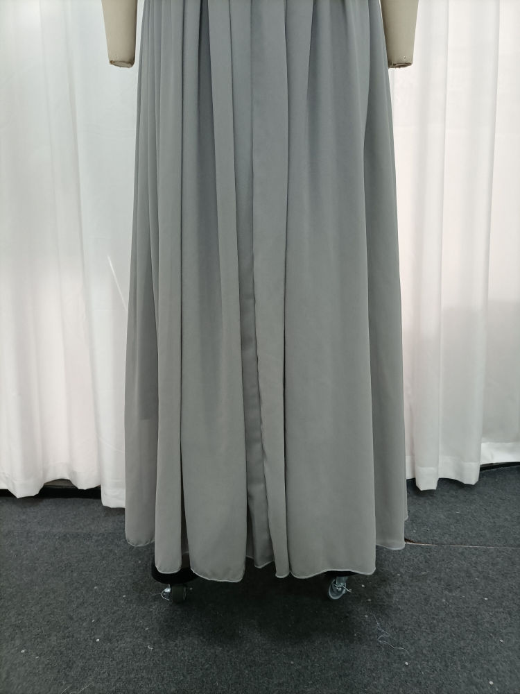 TWOTWINSTYLE Stand Collar Off Shoulder Hollow Out Ruched Vintage Dress