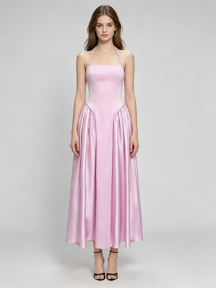 TWOTWINSTYLE Spliced Embroidered Flares Off Shoulder Tunic Elegant Dress