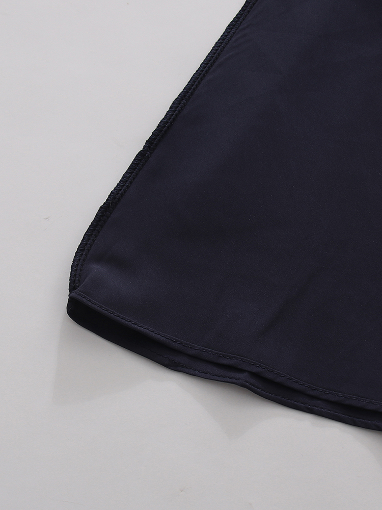 TWOTWINSTYLE Solid Sleeveles High Waist Designer Denim Dress