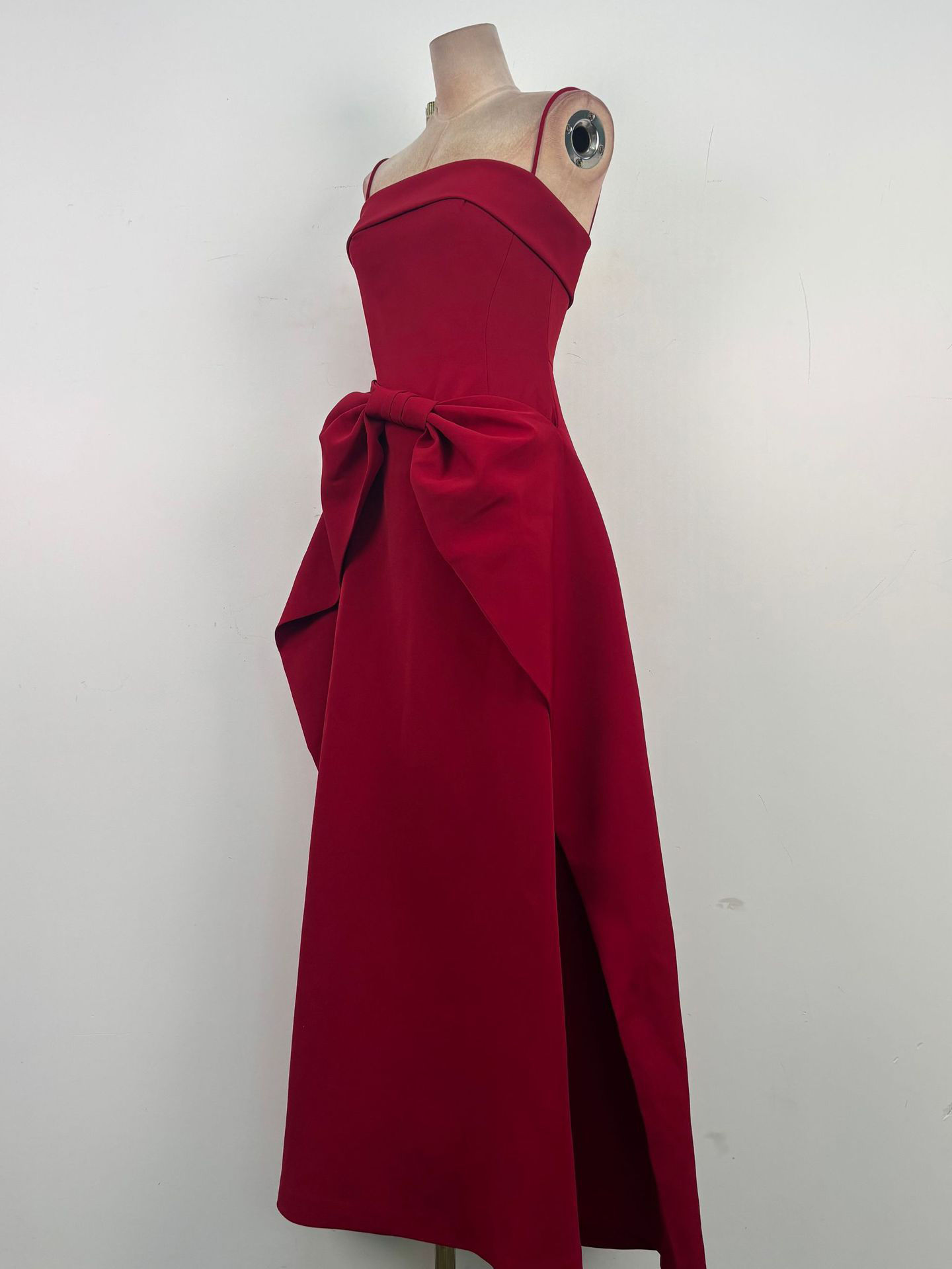 TWOTWINSTYLE Off Shoulder Spliced Bowknot Tunic Elegant Dress