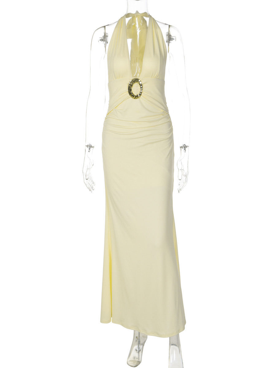 TWOTWINSTYLE Off Shoulder Tunic Spliced Diamond Elegant Dress