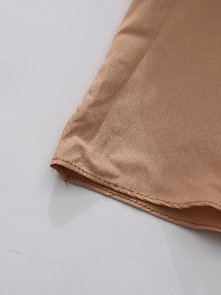 TWOTWINSTYLE Round Neck Sleeveles Patchwork Wafer Vintage Dress