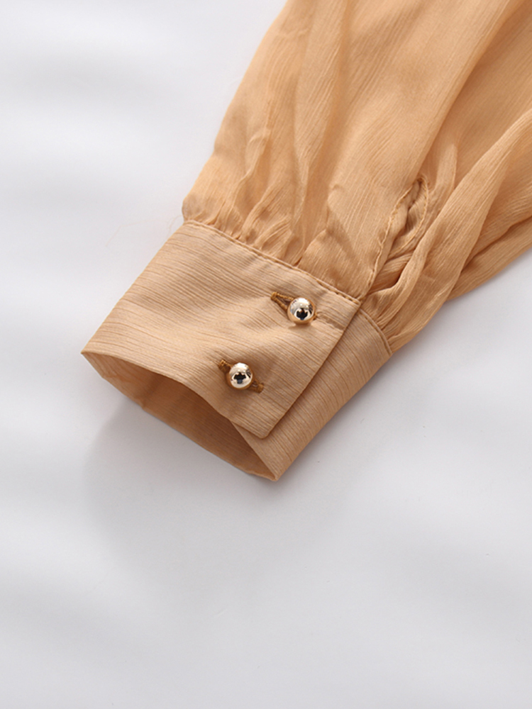 TWOTWINSTYLE Lapel Tunic Top Irregular Hem Skirt Fashion Two Piece Set