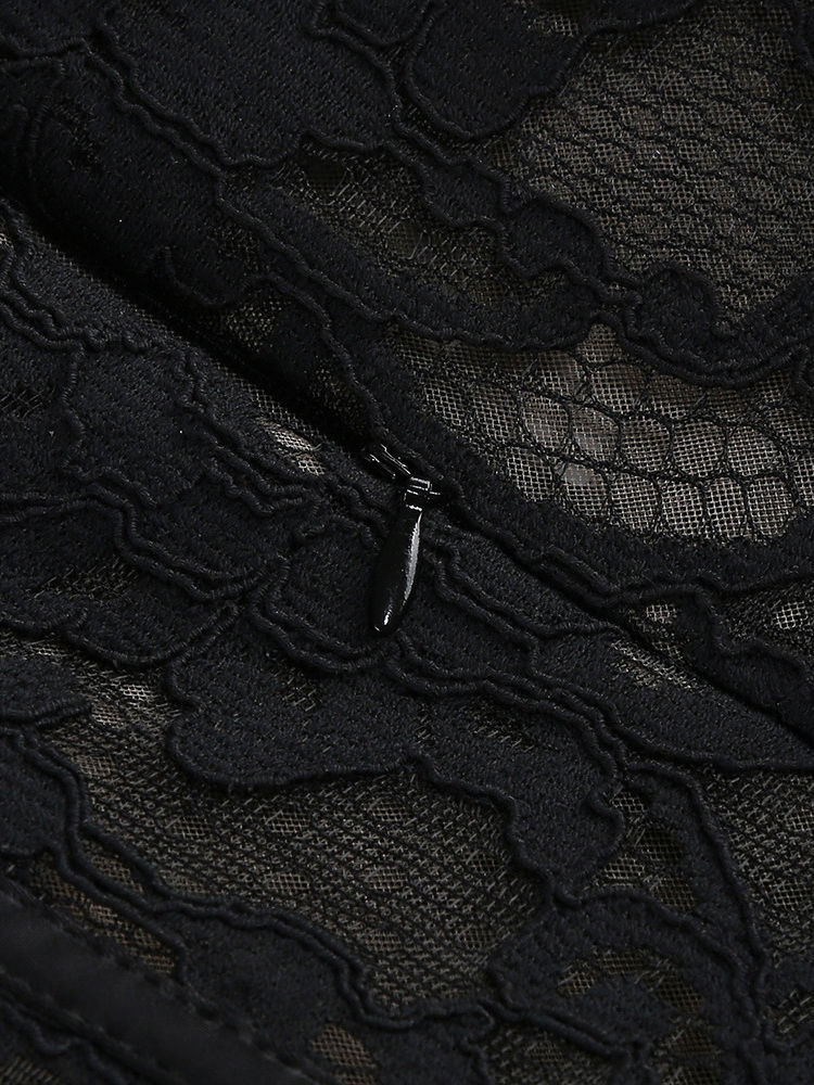 TWOTWINSTYLE Lace Side Split Tunic Sexy Camisole Dress