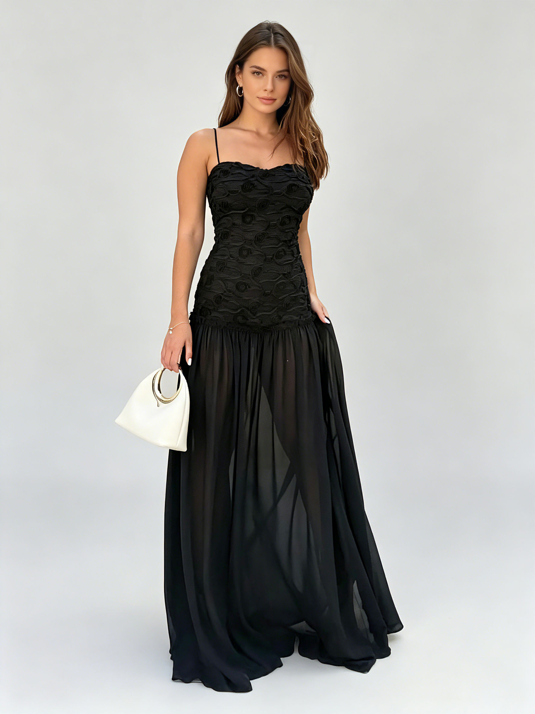 TWOTWINSTYLE Solid Off Shoulder Spliced Tunic Elegant Dress