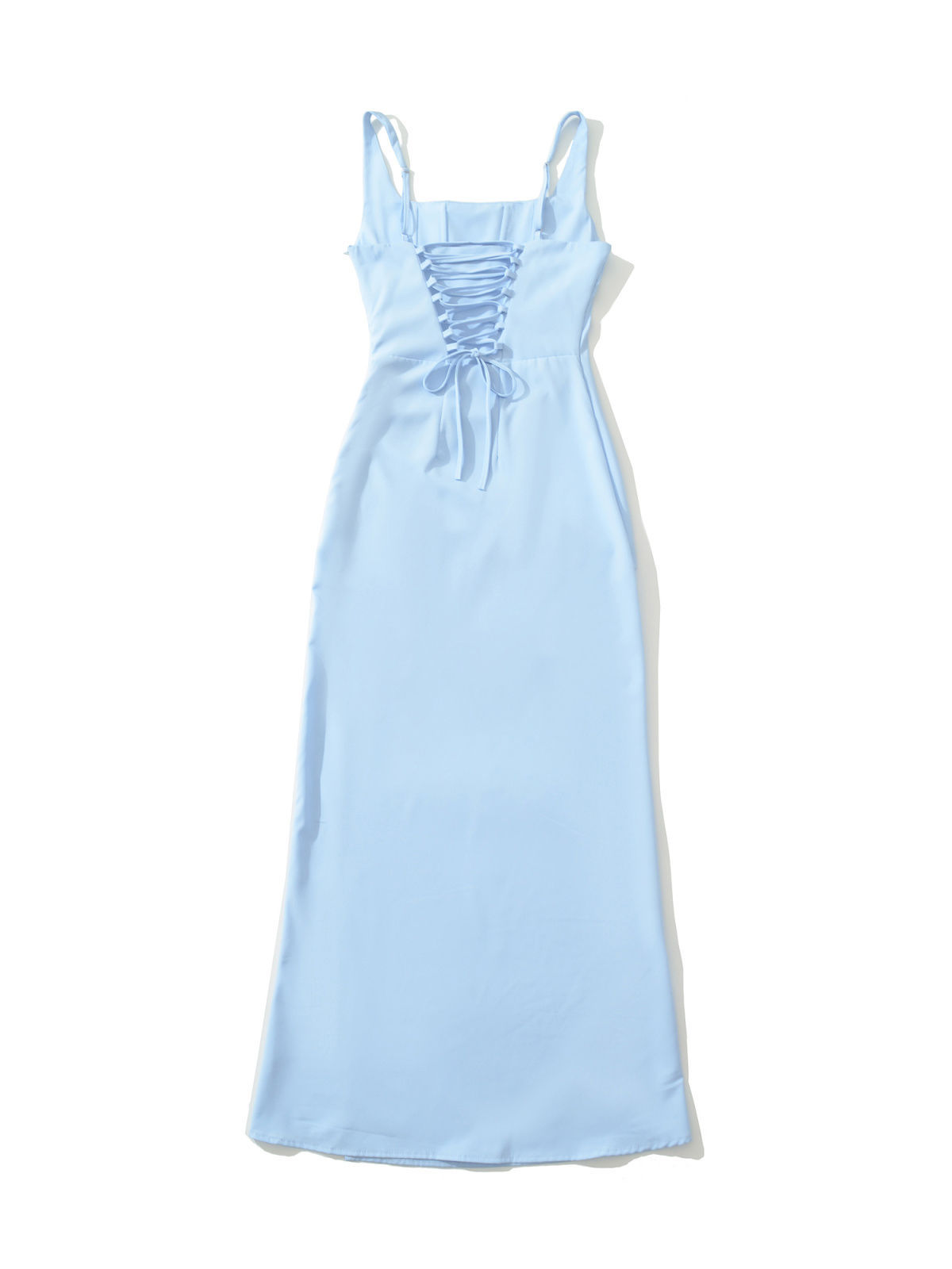 TWOTWINSTYLE Solid Off Shoulder Tunic Side Split Elegant Dress