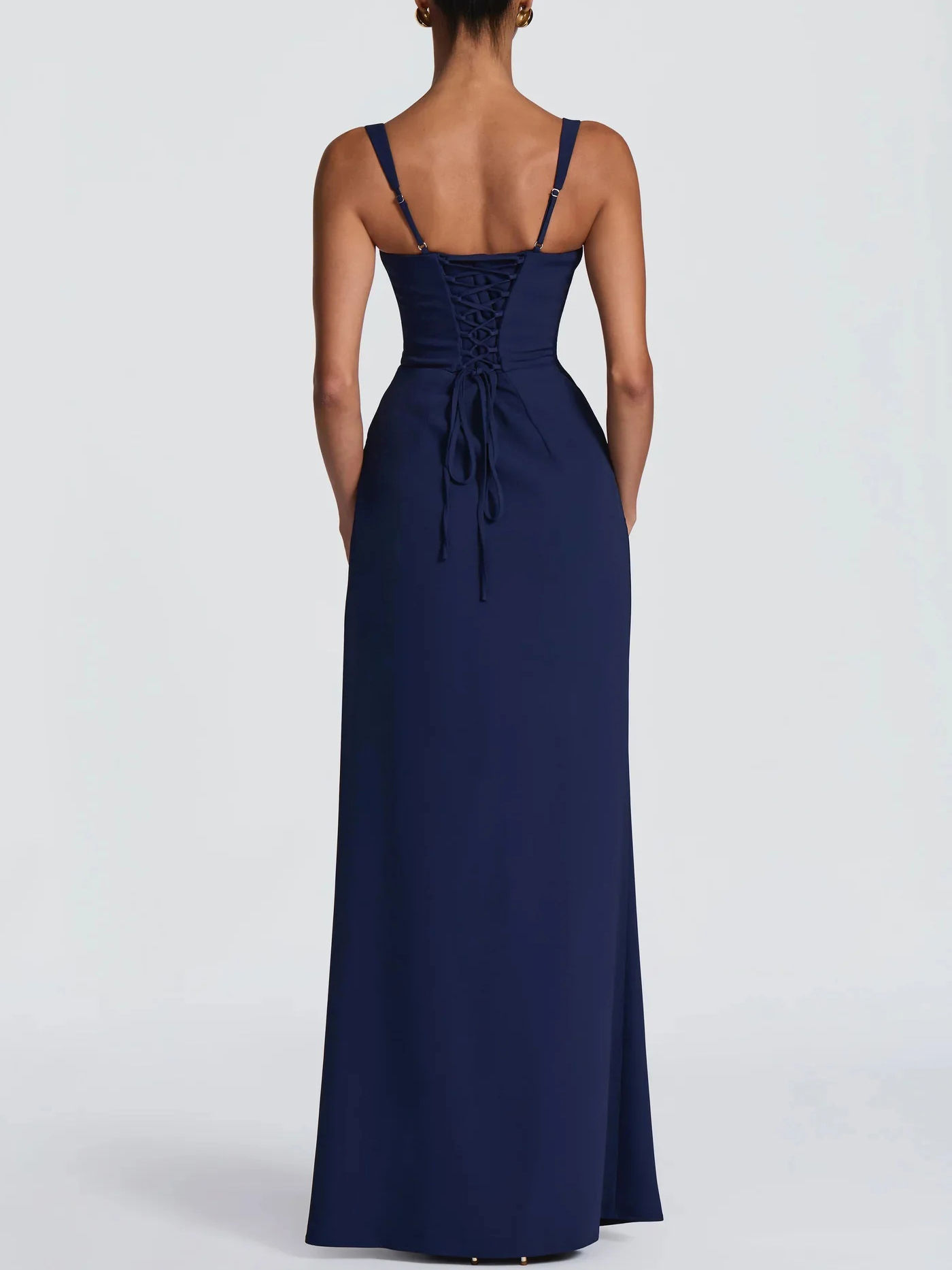 TWOTWINSTYLE Solid Off Shoulder Tunic Side Split Elegant Dress