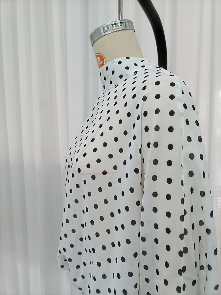 TWOTWINSTYLE Stand Collar Batwing Blouse Midi Skirt Elegant Set