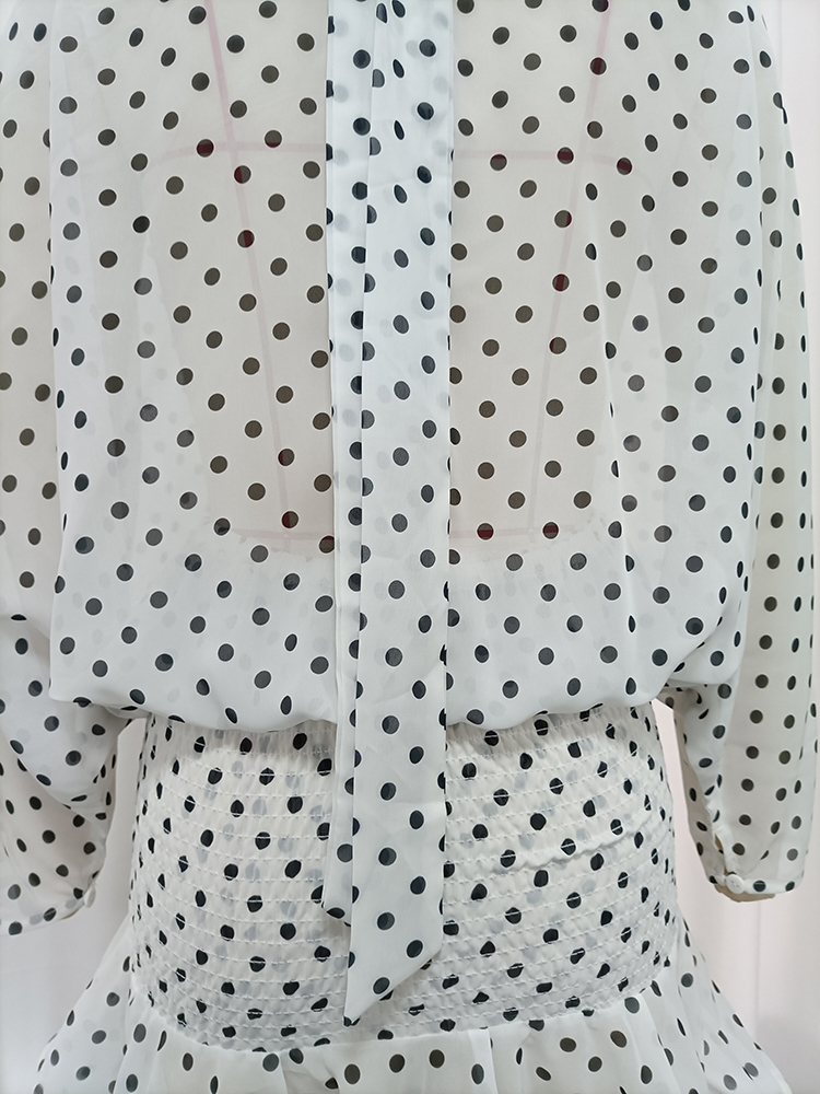 TWOTWINSTYLE Stand Collar Batwing Blouse Mini Skirt Elegant Set