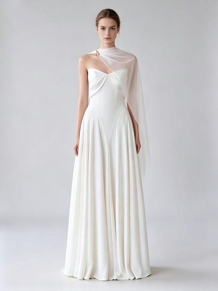 TWOTWINSTYLE Off Shoulder Spliced Mesh Tunic Fashion Dress