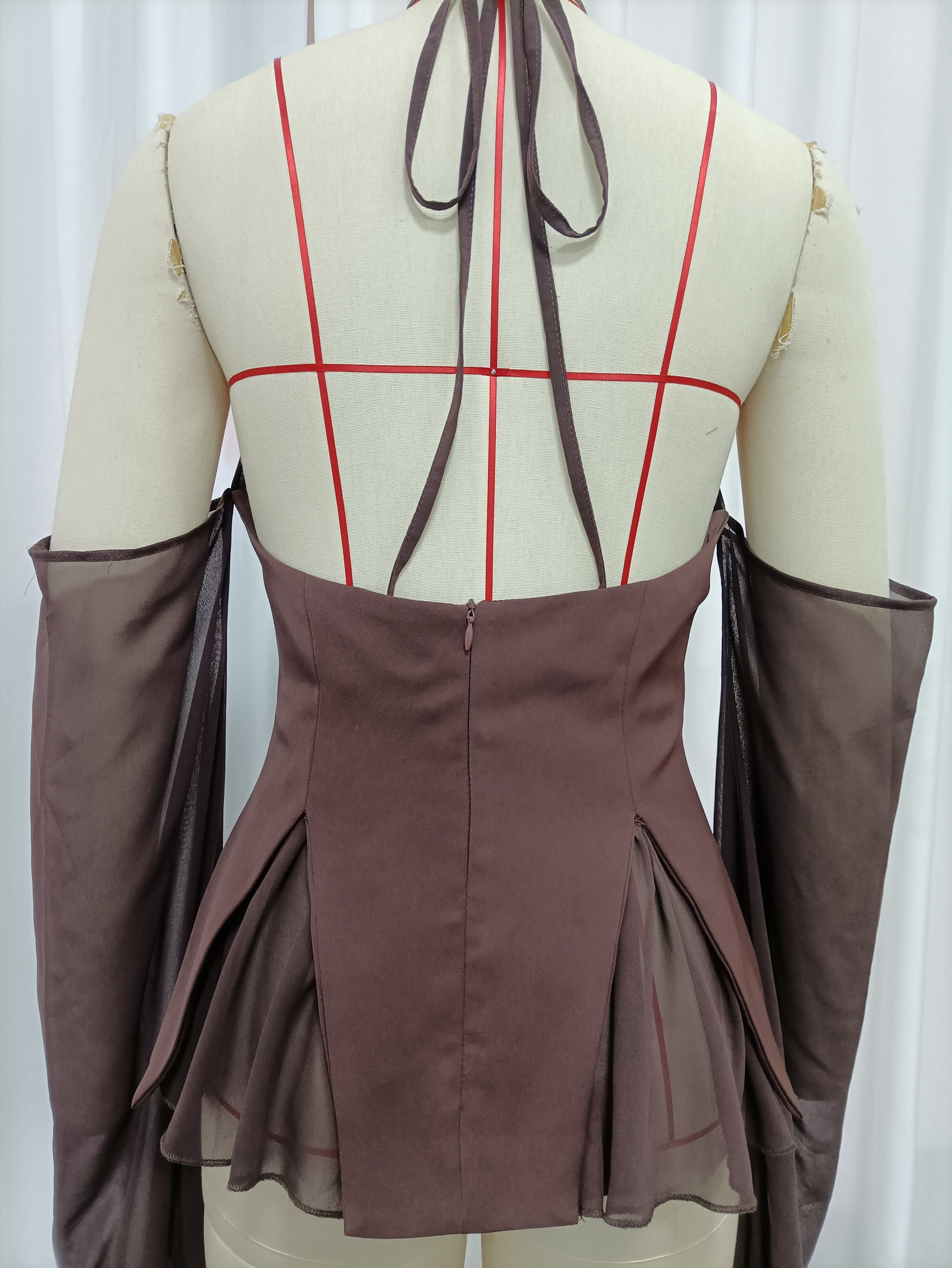 TWOTWINSTYLE Off Shoulder Spliced Mesh Tunic Vintage Shirt