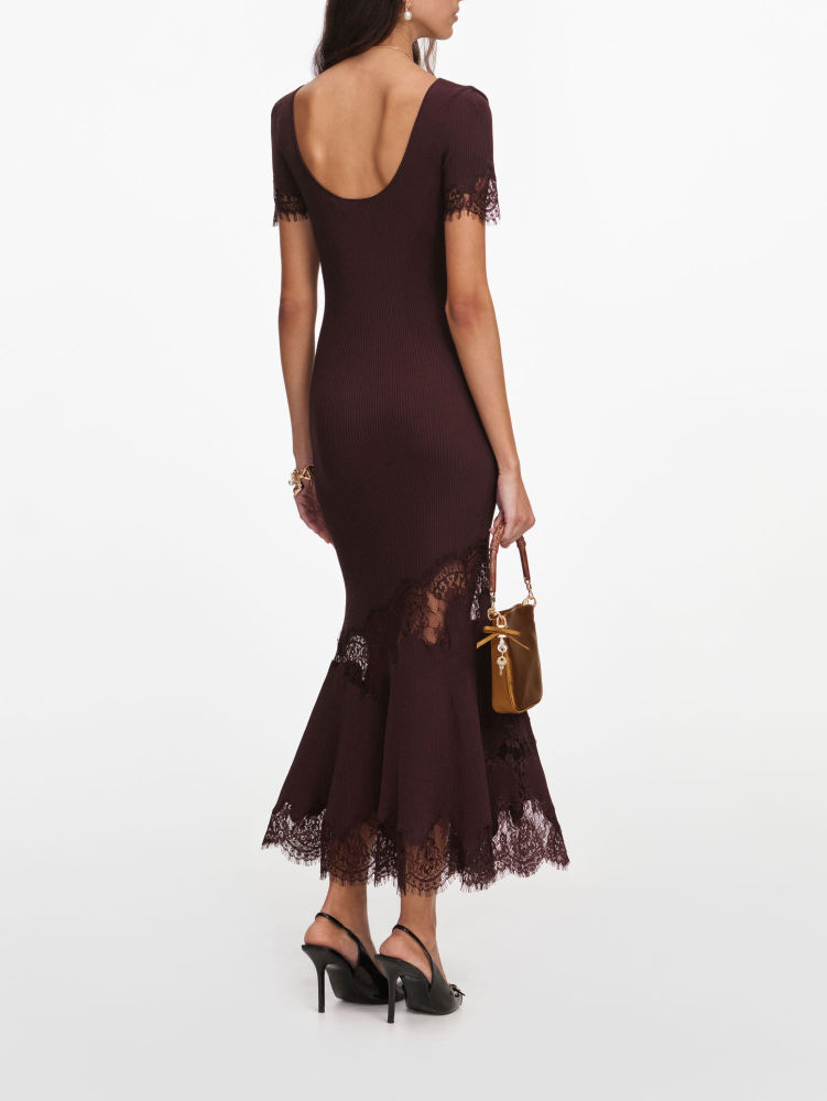 TWOTWINSTYLE Round Neck Short Sleeve High Waist Fashion Dress