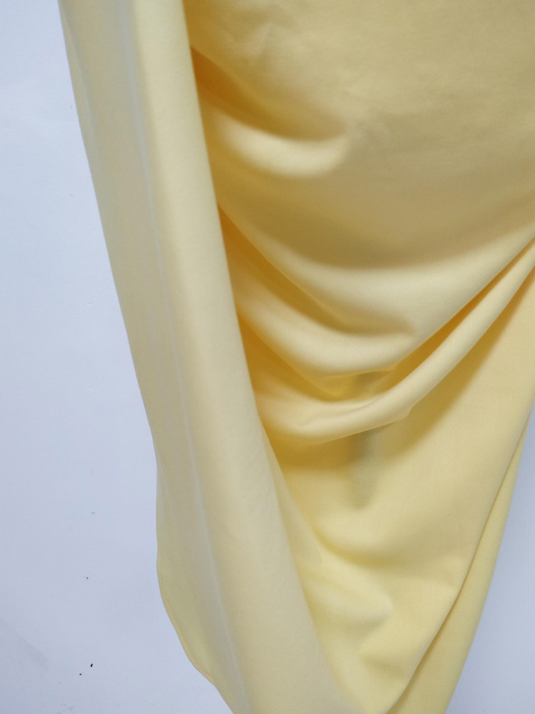TWOTWINSTYLE Stand Collar Sleeveles Top Asymmetrical Dress Elegant Set