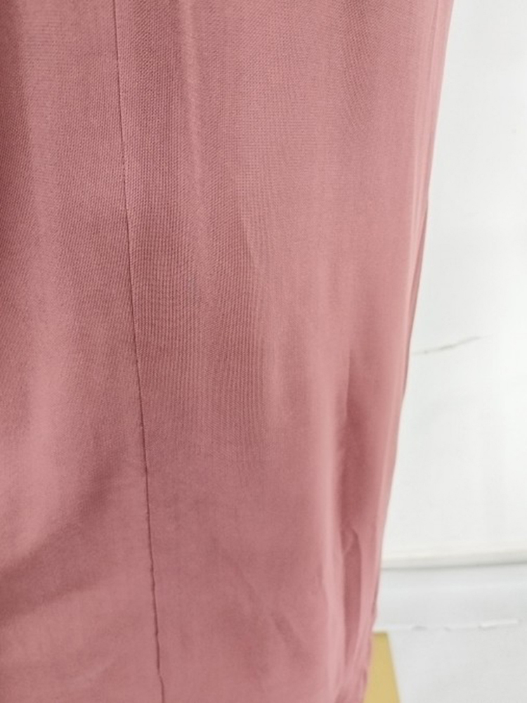 TWOTWINSTYLE Stand Collar Irregular Sleeve Tunic Vintage Dress