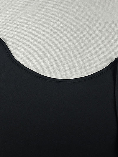 TWOTWINSTYLE Round Neck Long Sleeve Backless Vintage Dress