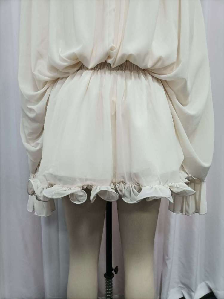 TWOTWINSTYLE Off Shoulder Spliced 3D Flower Top High Waist Skirt Elegant Set