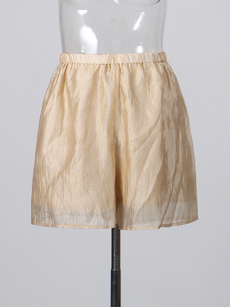 TWOTWINSTYLE Sleeveless Spliced Flower Ruffle Hem Mini Dress