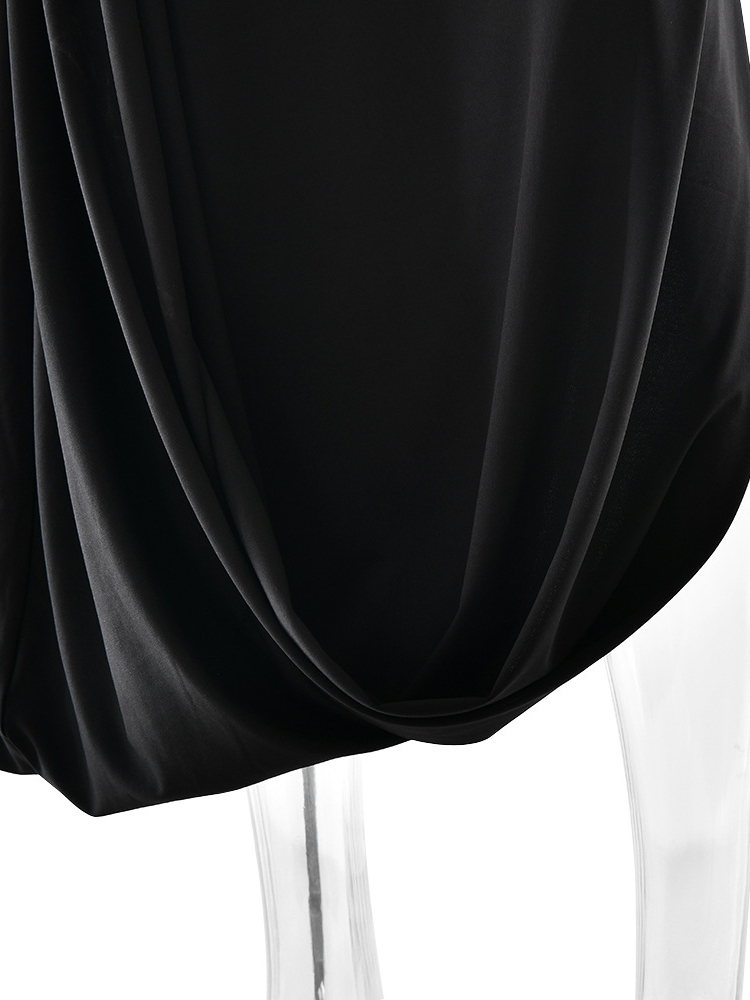 TWOTWINSTYLE Off One Shoulder Side Split Tunic Desig Dress
