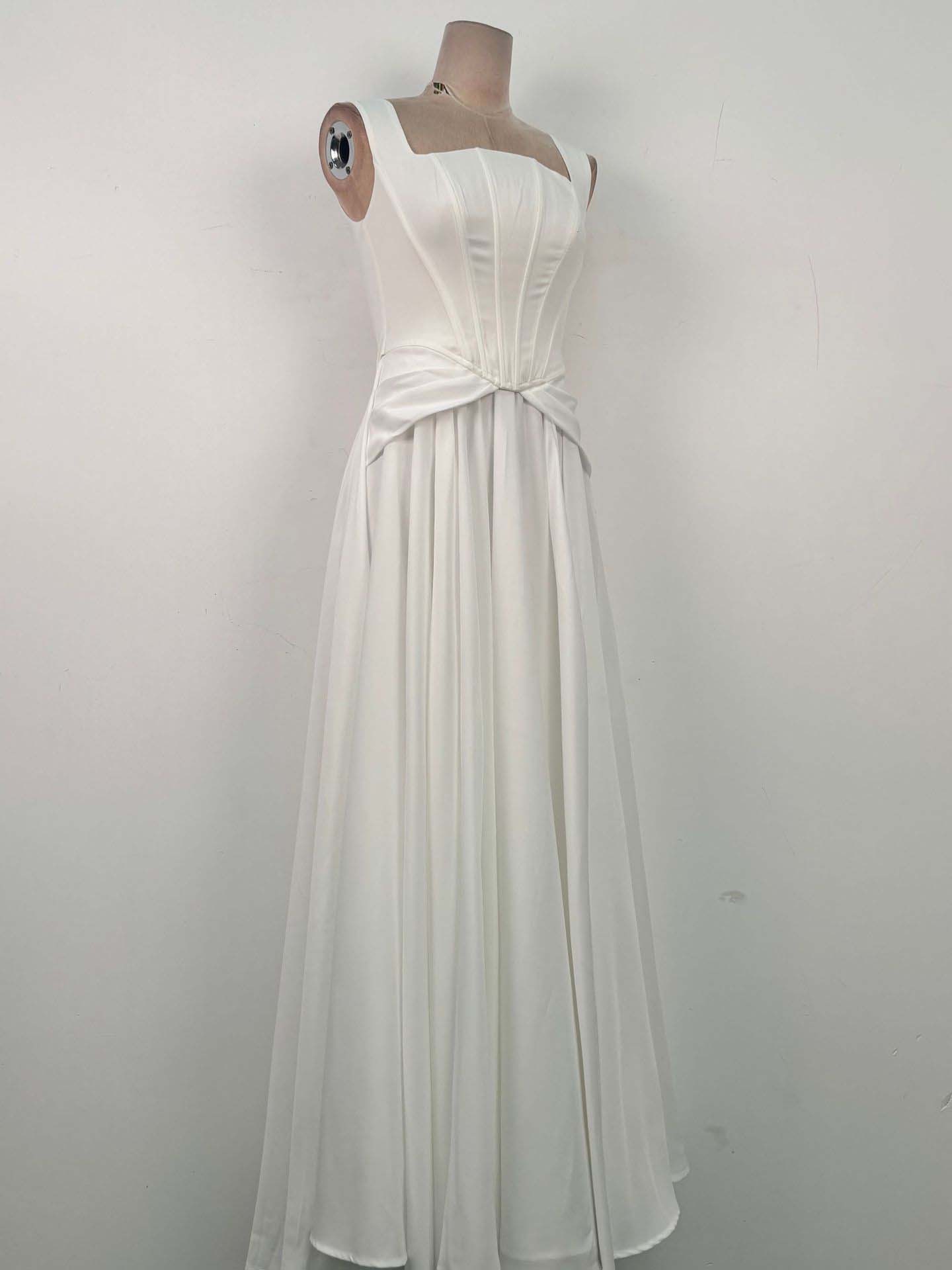 TWOTWINSTYLE Solid Sleeveles Tunic Elegant Camisole Dress