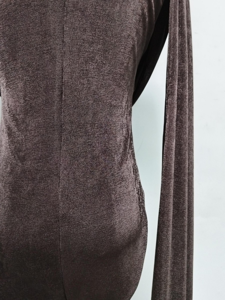 TWOTWINSTYLE Solid Sleeveles Spliced Shawl Tunic Elegant Jumpsuit