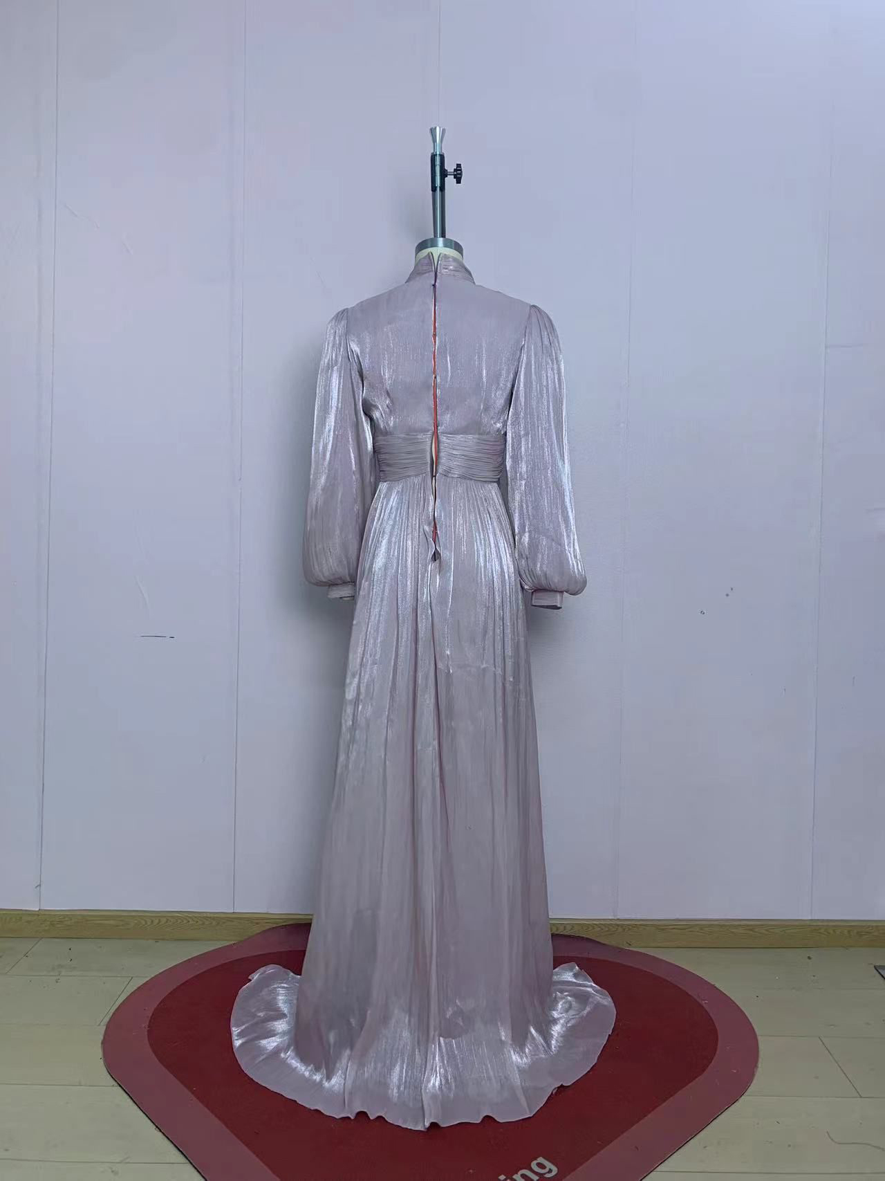 TWOTWINSTYLE Long Sleeve Patchwork Diamond Vintage Dress