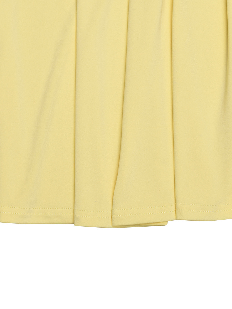 TWOTWINSTYLE Solid Off One Shoulder Pleated Elegant Dress