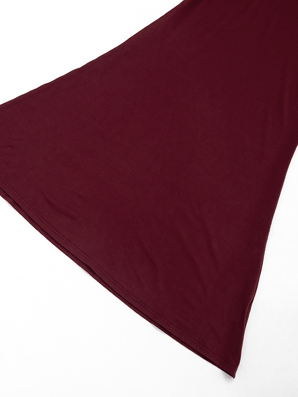 TWOTWINSTYLE Off Shoulder Draped Ruched Vintage Dress