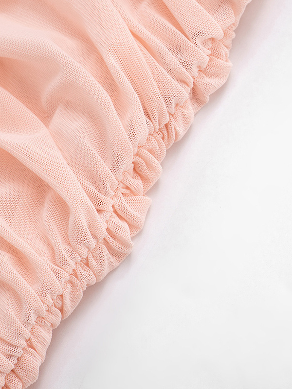 TWOTWINSTYLE Off Shoulder Ruched Irregular Fashion Dress