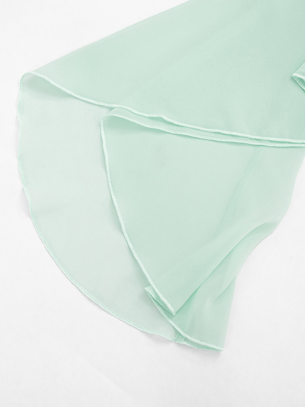 TWOTWINSTYLE Spliced Shawl Pleated High Waist Design Dress