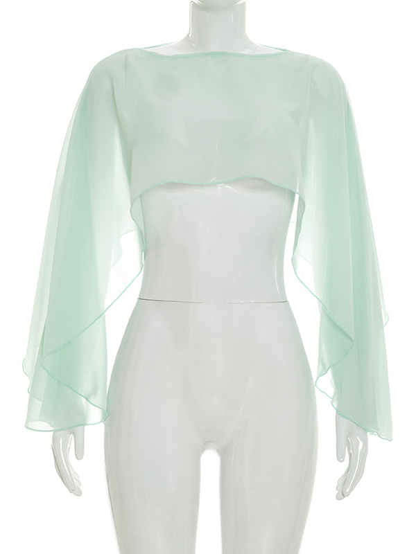 TWOTWINSTYLE Spliced Shawl Pleated High Waist Design Dress