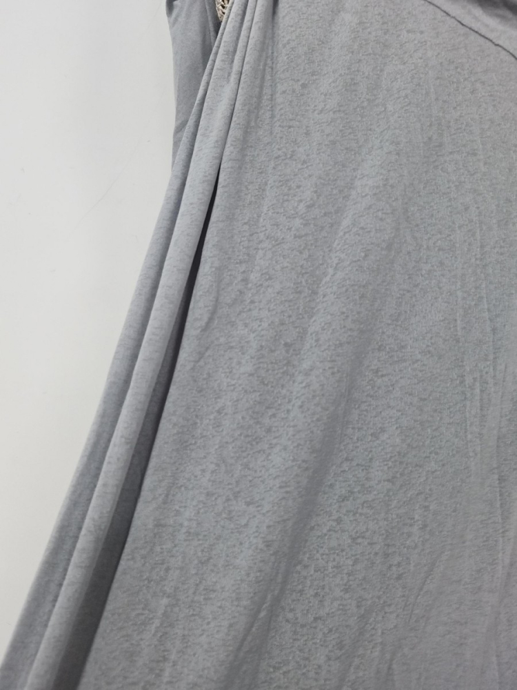 TWOTWINSTYLE Slimming Patchwork Pleated Maxi Dress