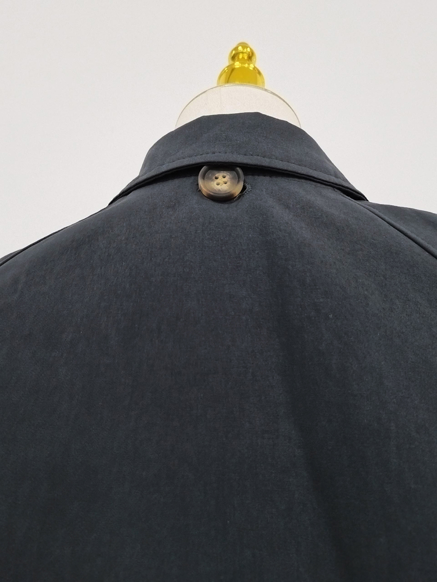TWOTWINSTYLE Lapel Spliced Shawl Double Breasted Belt Chic Jacket