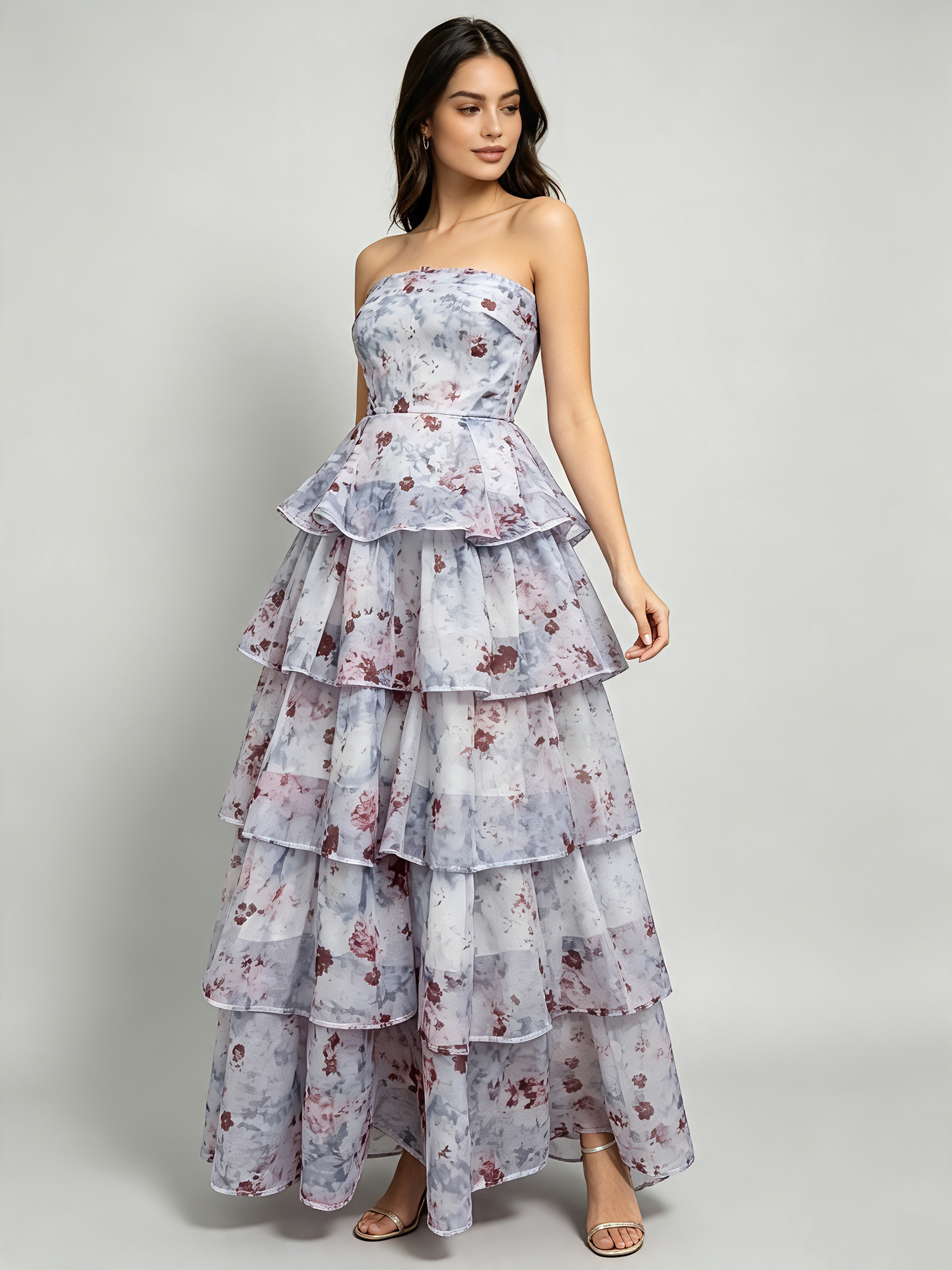 TWOTWINSTYLE Off Shoulder Tunic Tie Dye Dreamy Dress