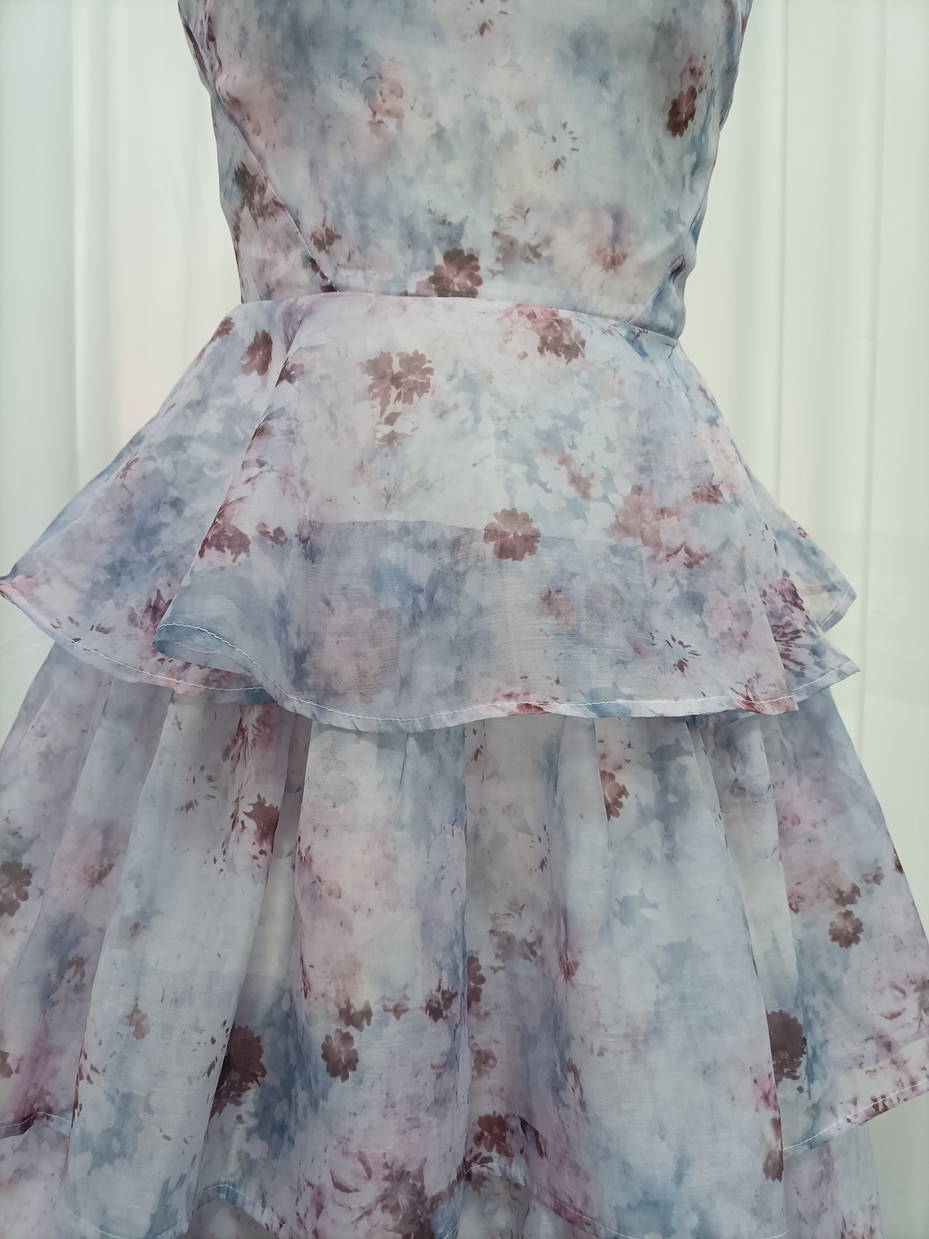 TWOTWINSTYLE Off Shoulder Tunic Tie Dye Dreamy Dress