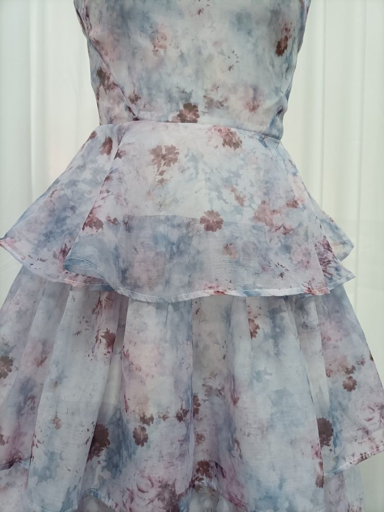 TWOTWINSTYLE Off Shoulder Tunic Tie Dye Dreamy Dress