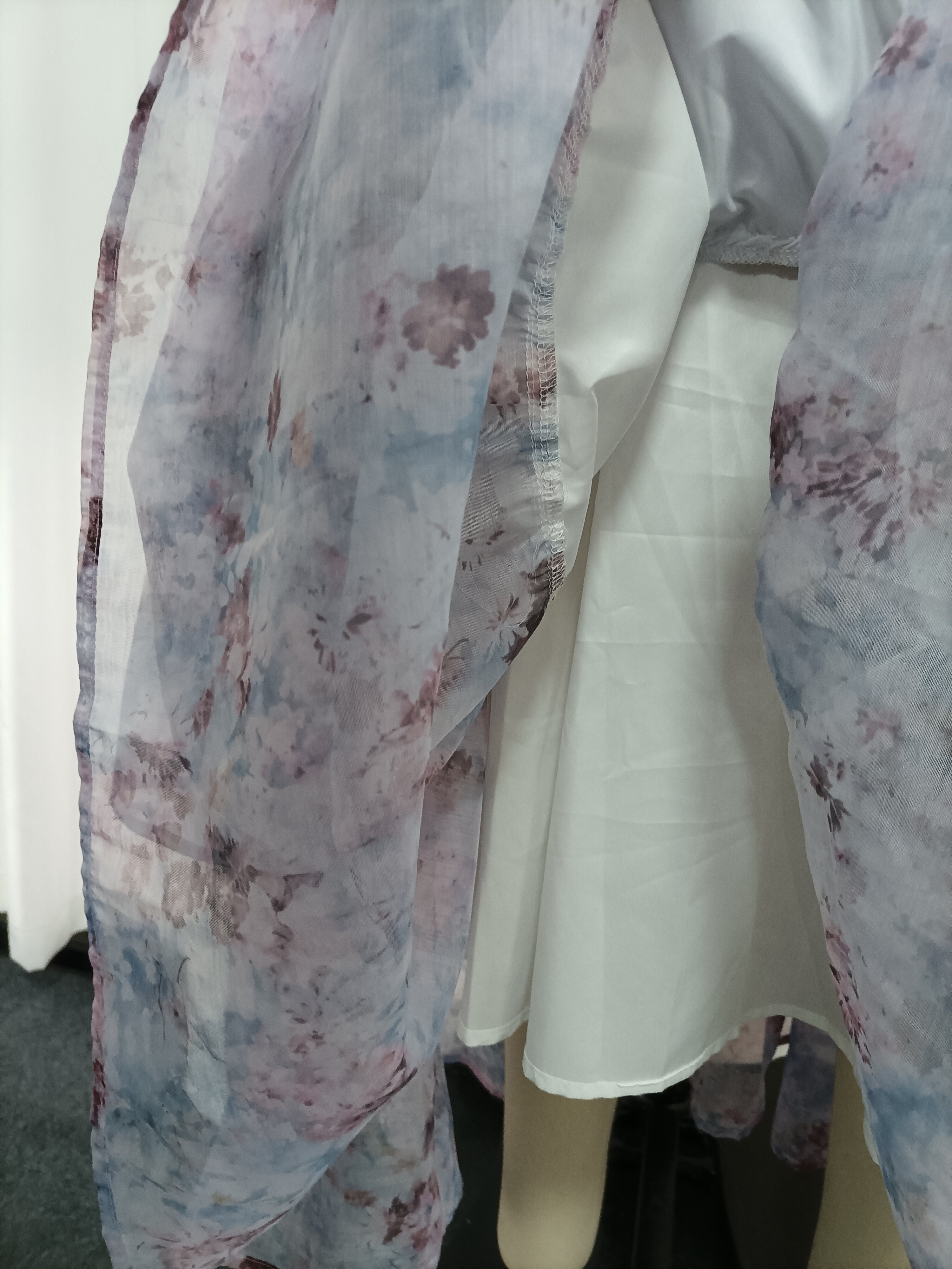 TWOTWINSTYLE Off Shoulder Tunic Tie Dye Dreamy Dress