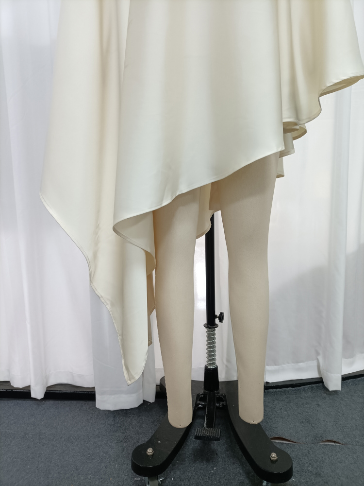 TWOTWINSTYLE Round Neck Asymmetrical Casual Shirt