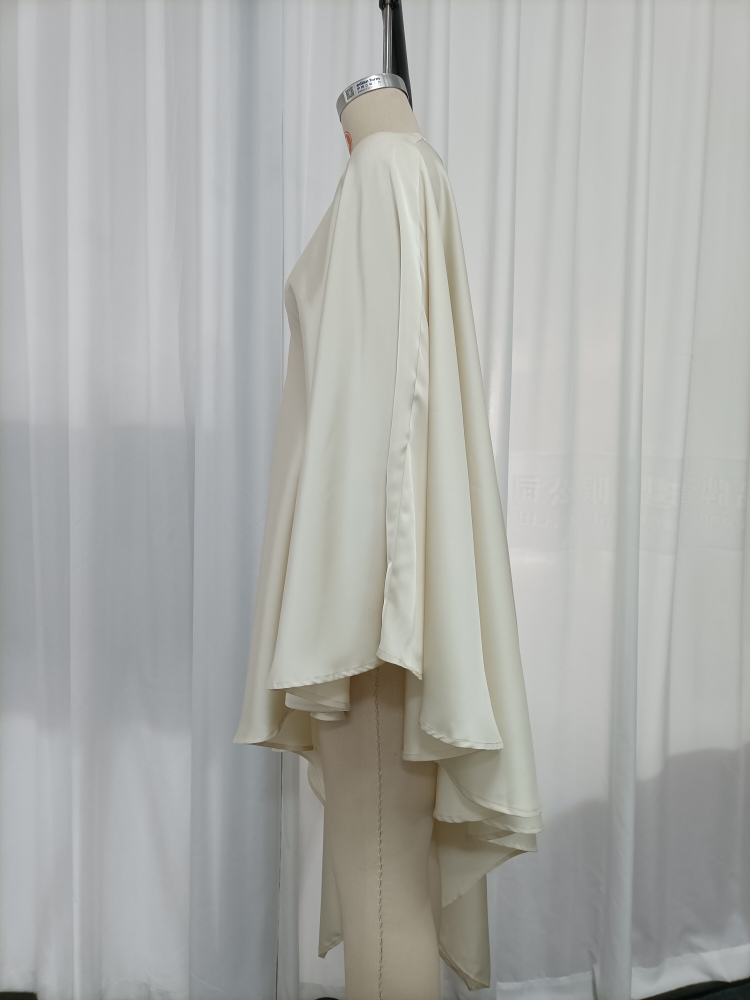 TWOTWINSTYLE Round Neck Asymmetrical Casual Shirt