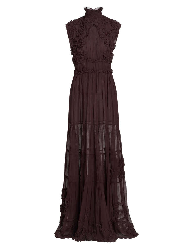 TWOTWINSTYLE Sleeveless Turtleneck Tunic Elegant Dress