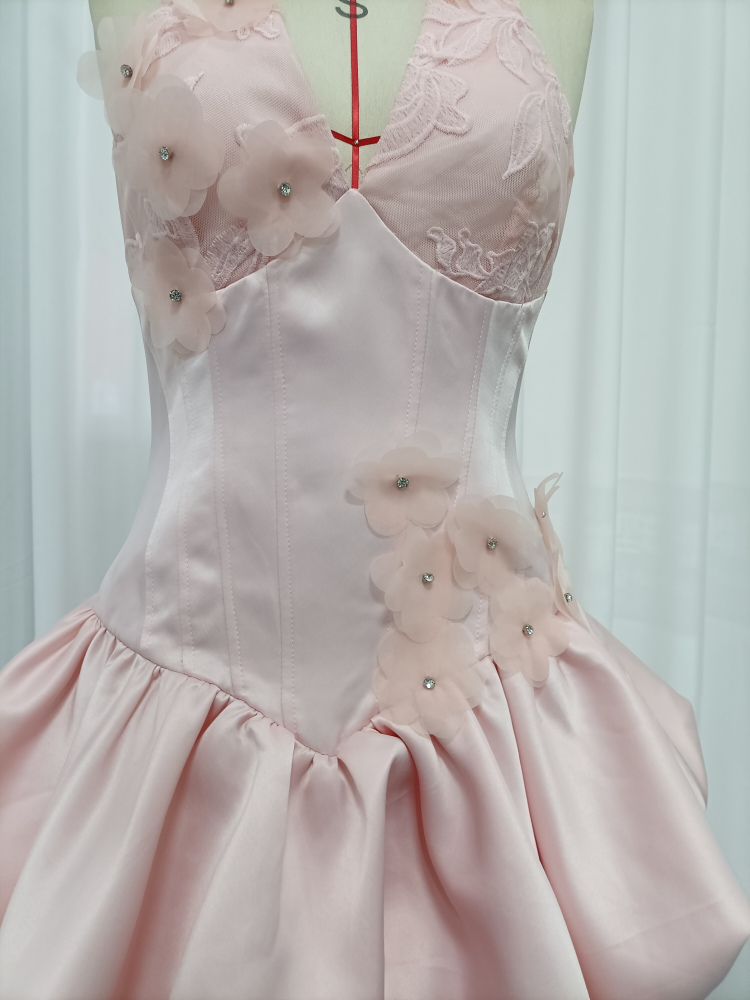 TWOTWINSTYLE Spliced Flower Tunic Fashion Camisole Dress